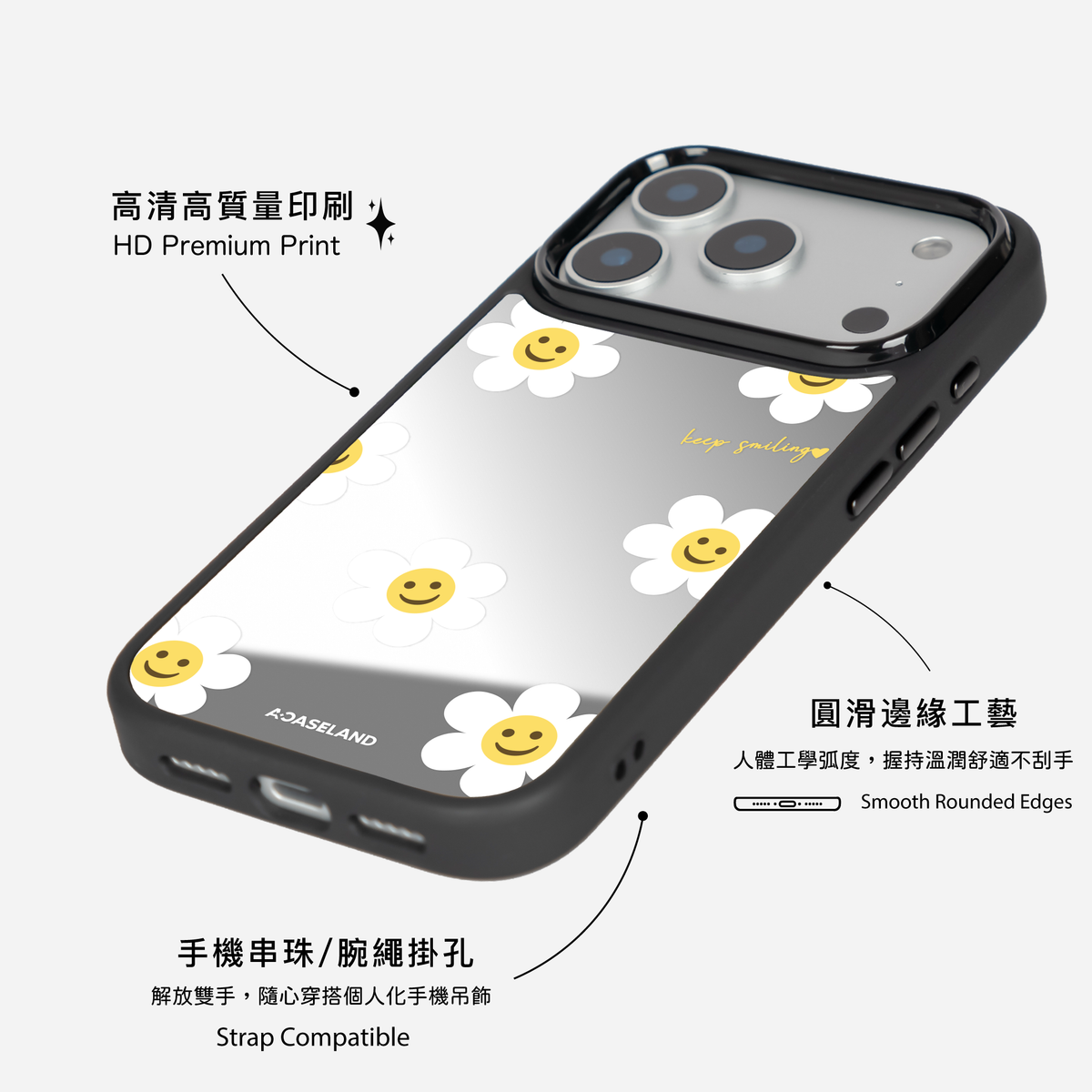 Hello Flower Blue Phone Case