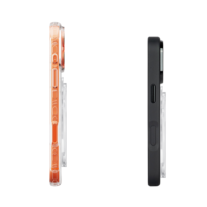 Ribbon Bow Frame 半透磨砂 MagSafe 卡包｜客製化文字