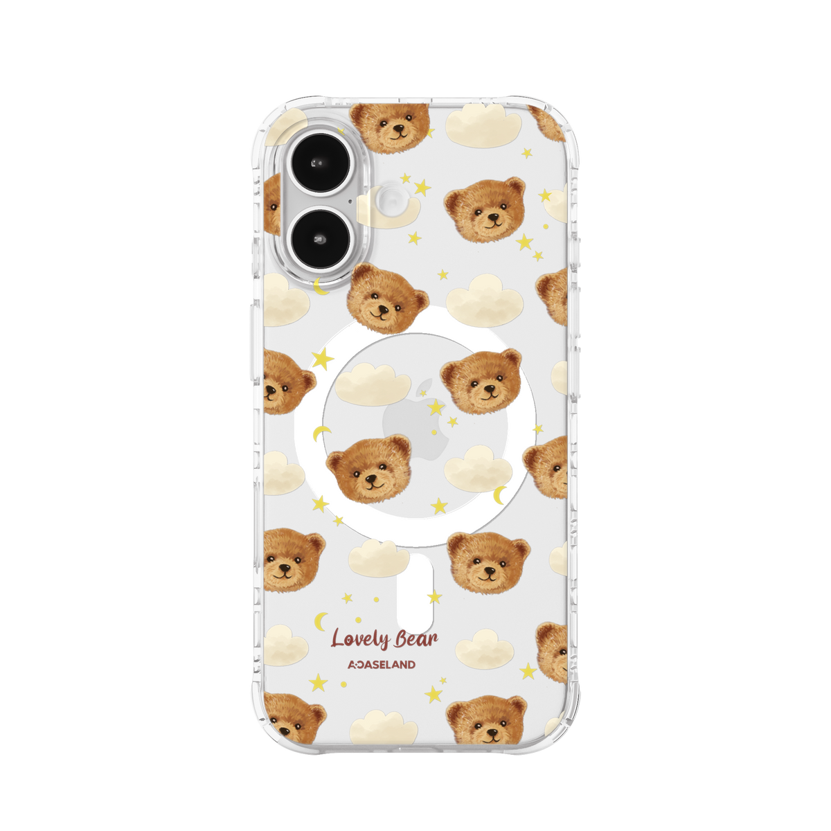 Lovely Bear 氣墊防摔手機殼｜MagSafe 兼容