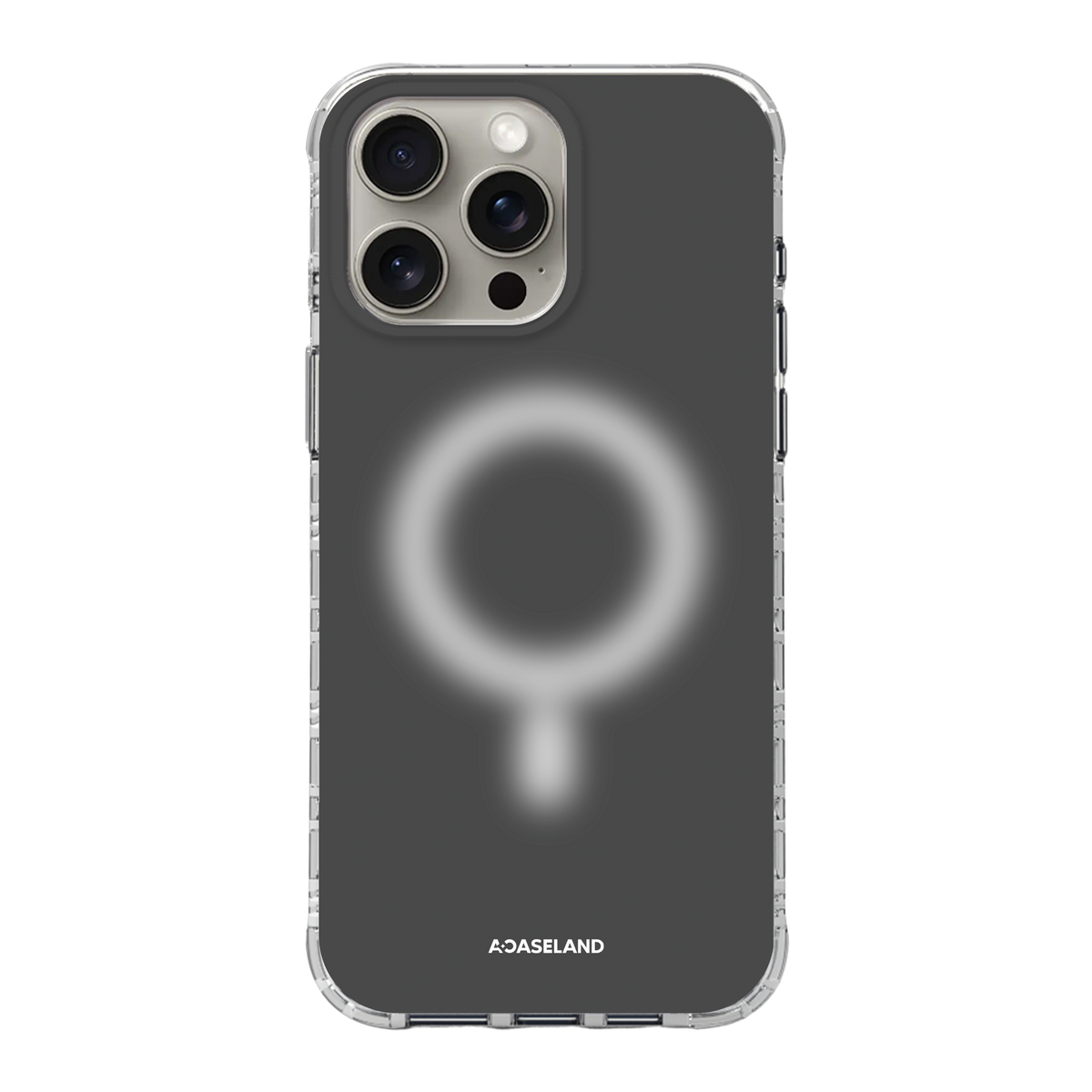 Pure+ 炭灰 氣墊防摔手機護殼｜MagSafe 兼容｜客製化文字