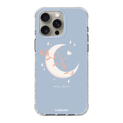 夜月 𝑴𝒐𝒐𝒏 ☾ 氣墊防摔手機護殻｜MagSafe 兼容｜客製化文字
