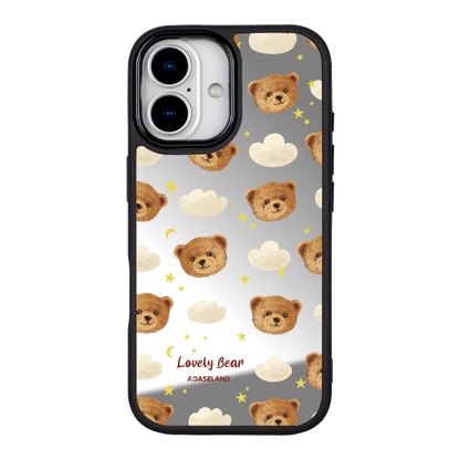 Lovely Bear 黑邊鏡面手機殼2.0｜MagSafe 兼容
