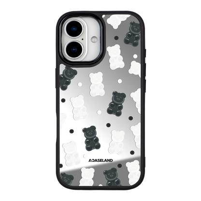 Dotty Mono Gummy Bear 黑邊鏡面手機殼2.0｜MagSafe 兼容