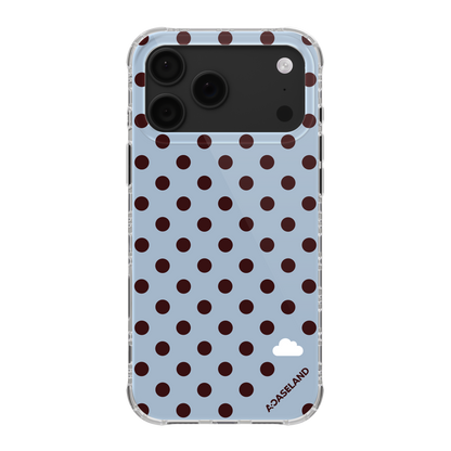 #顏色/款式_Blue Polka Dots/藍底酒紅點