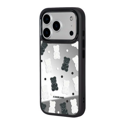Dotty Mono Gummy Bear 黑邊鏡面手機殼2.0｜MagSafe 兼容