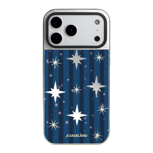 Winter Night Star 銀邊鏡面手機殼｜MagSafe 兼容