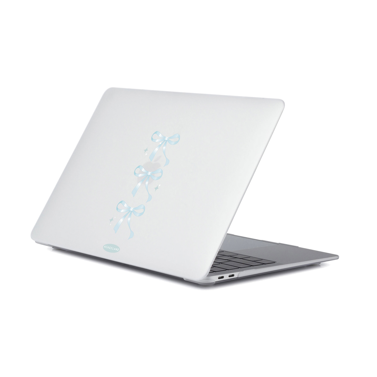 Blue Silk Ribbon Bow Ver.2 MacBook 磨砂保護殼