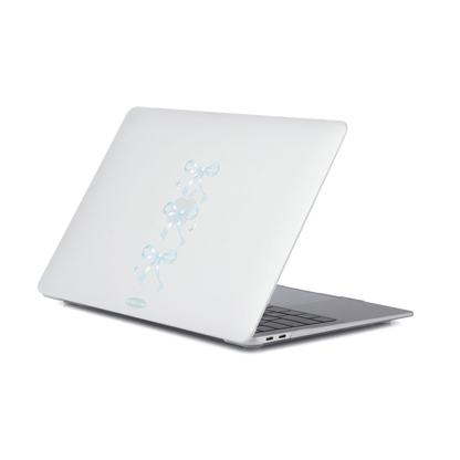 Blue Silk Ribbon Bow Ver.2 MacBook 磨砂保護殼