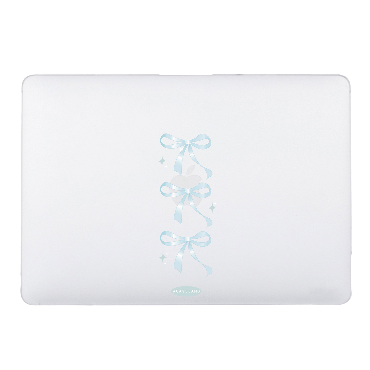 Blue Silk Ribbon Bow Ver.2 MacBook 磨砂保護殼