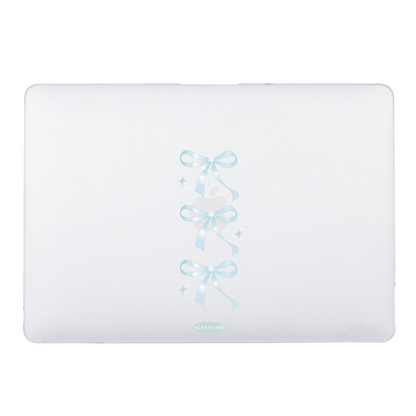 Blue Silk Ribbon Bow Ver.2 MacBook 磨砂保護殼