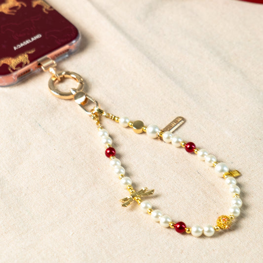 Prosperity Pearl 手機串珠掛飾
