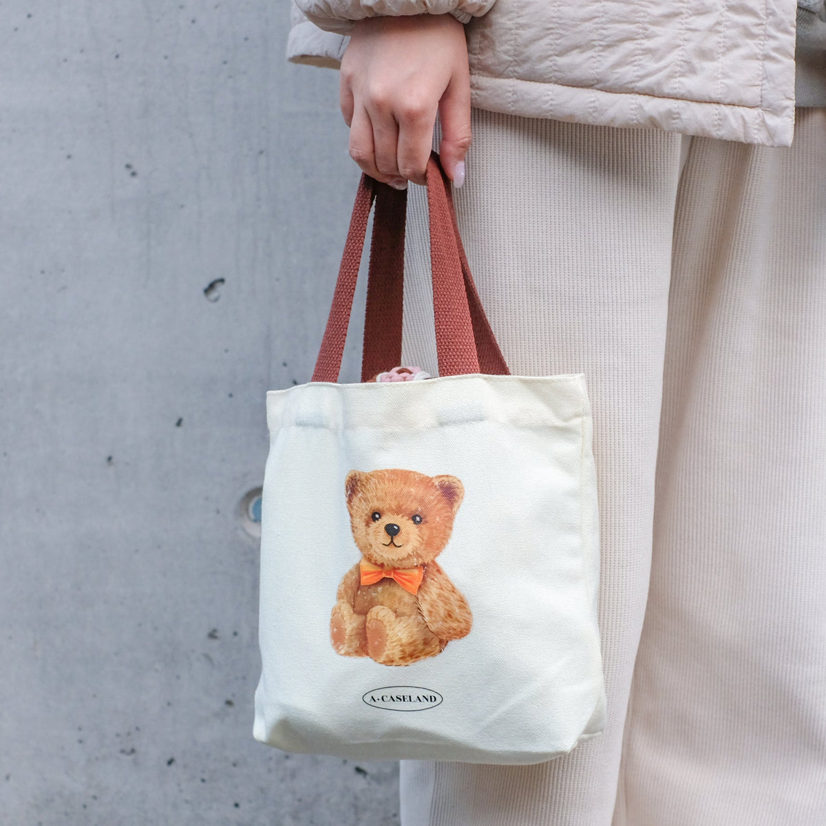 Lovely Bear 帆布小提袋