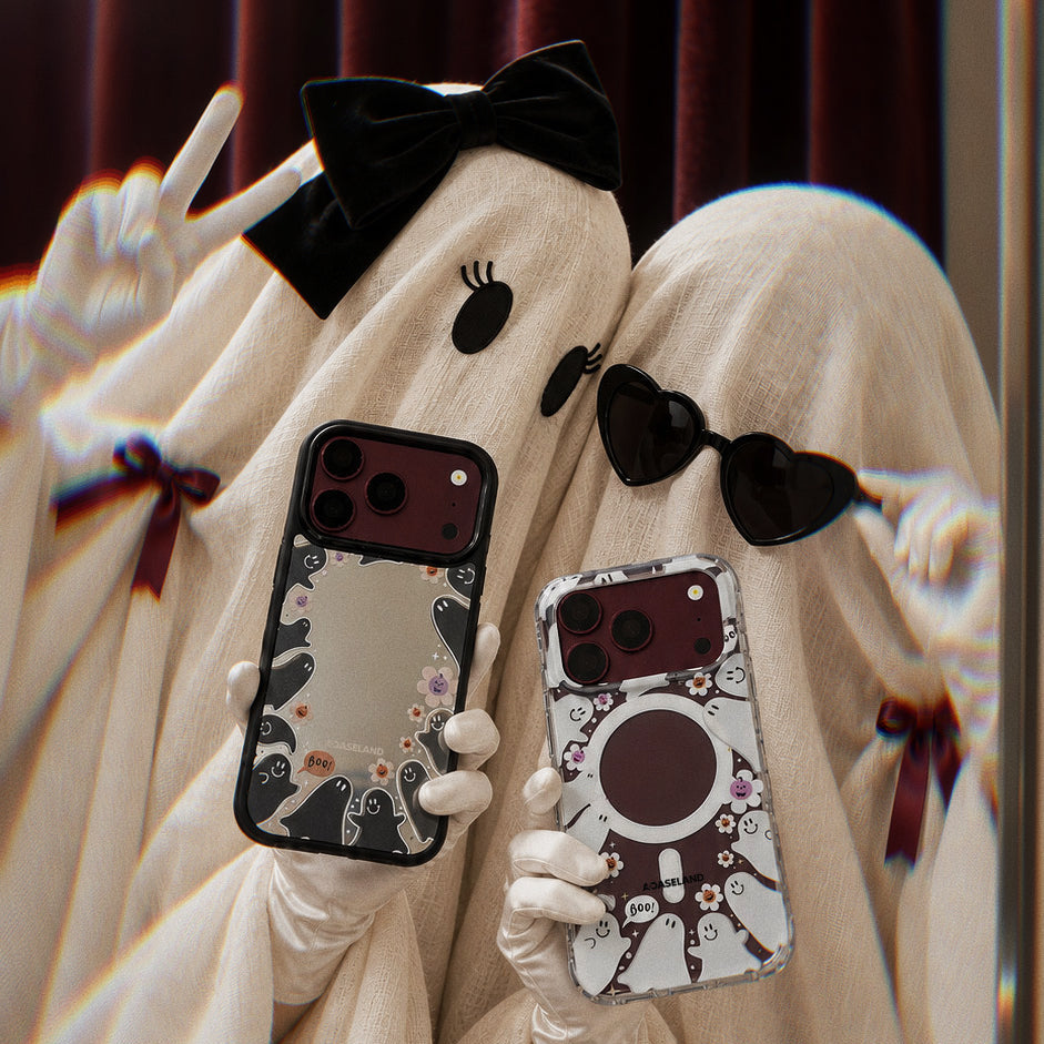Ghost Party 黑邊鏡面手機殼2.0｜MagSafe 兼容