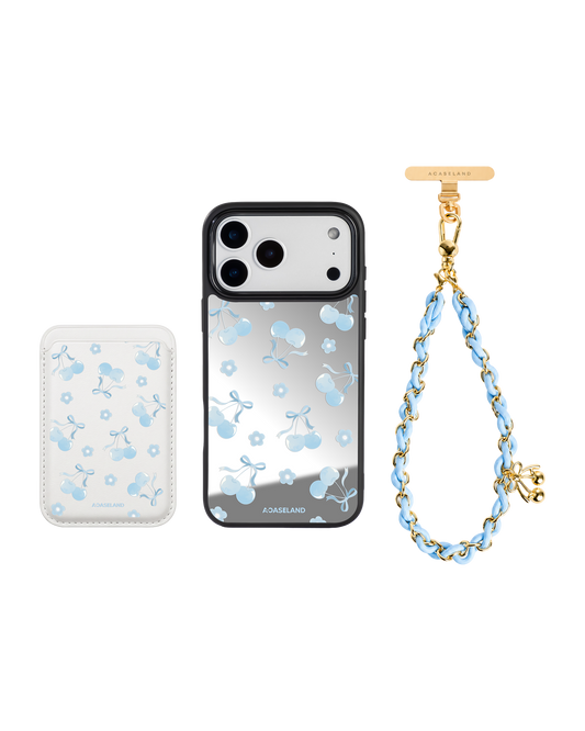 Baby Blue Cherry & Bow 隨行套裝