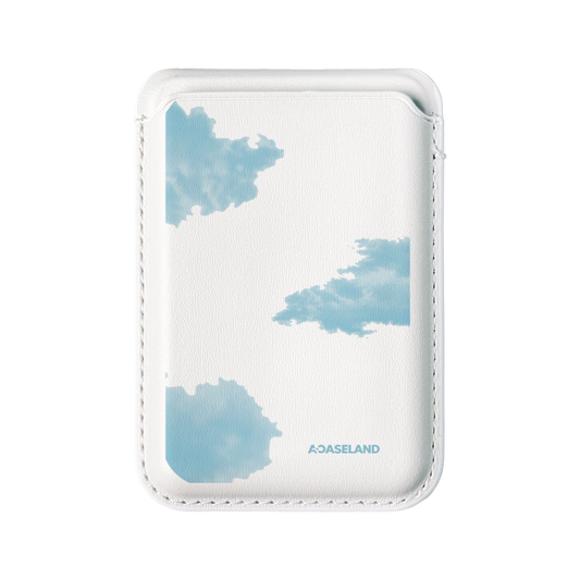 Clouds MagSafe 支架卡包｜客製化文字