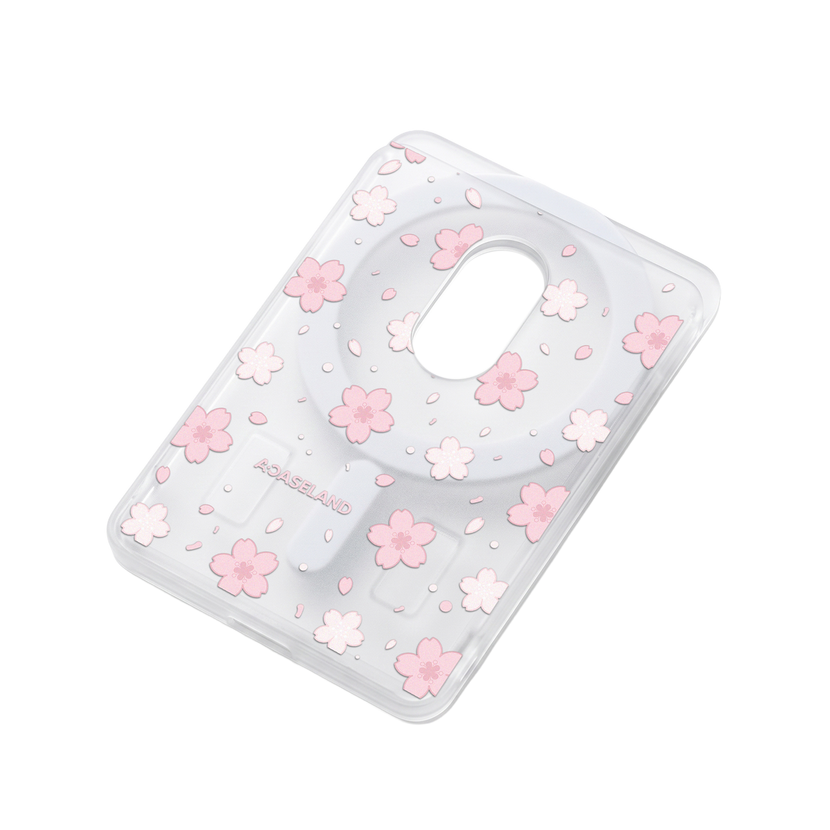 Sakura Bloom 半透磨砂 MagSafe 卡包｜客製化文字