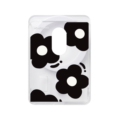 Hello! Flowers 半透磨砂 MagSafe 卡包｜客製化文字