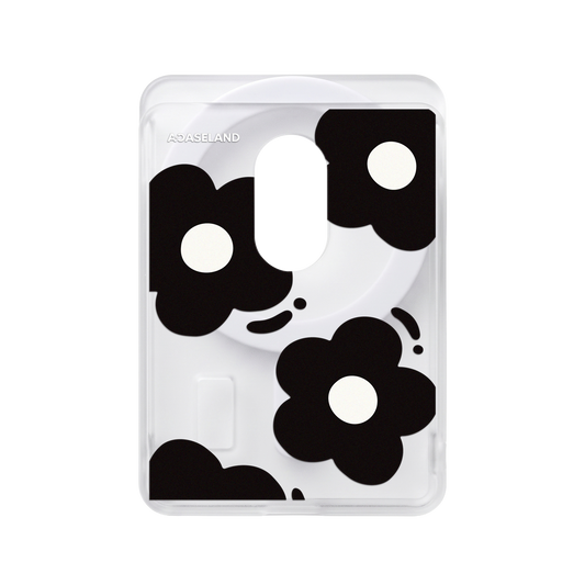 Hello! Flowers 半透磨砂 MagSafe 卡包｜客製化文字