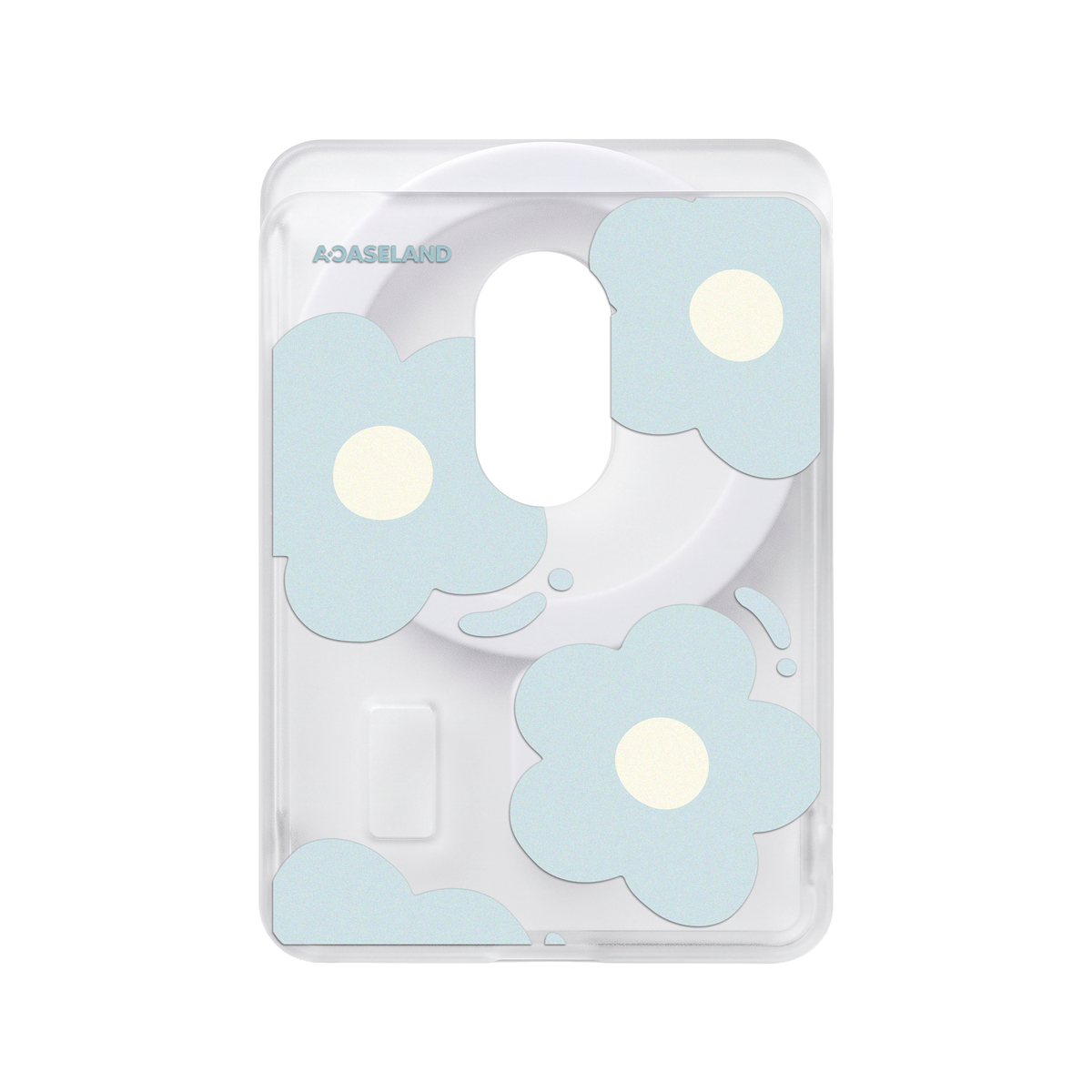Hello! Flowers 半透磨砂 MagSafe 卡包｜客製化文字