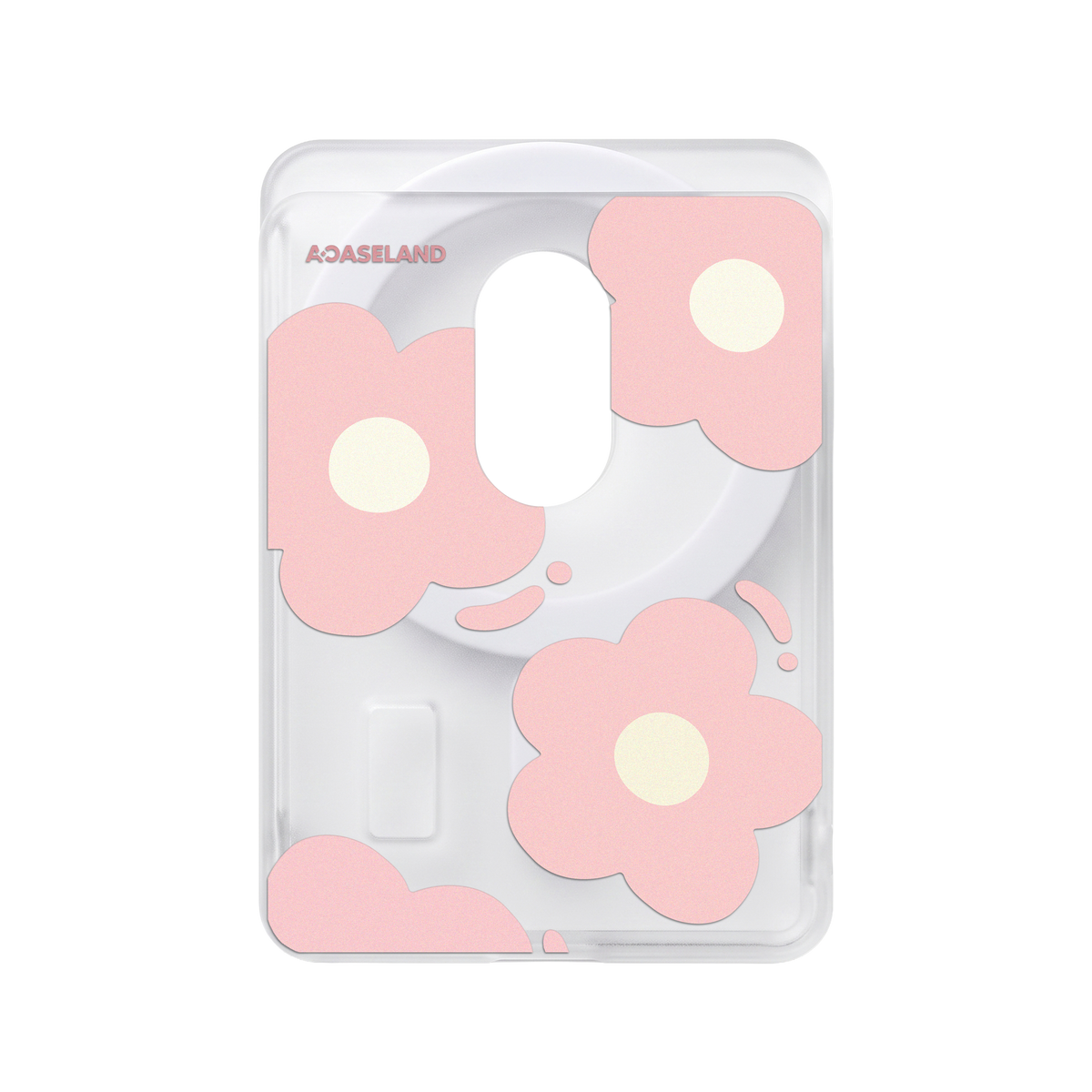 Hello! Flowers 半透磨砂 MagSafe 卡包｜客製化文字