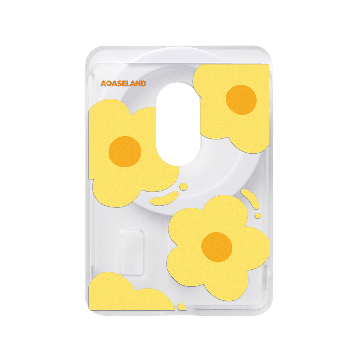 Hello! Flowers 半透磨砂 MagSafe 卡包｜客製化文字