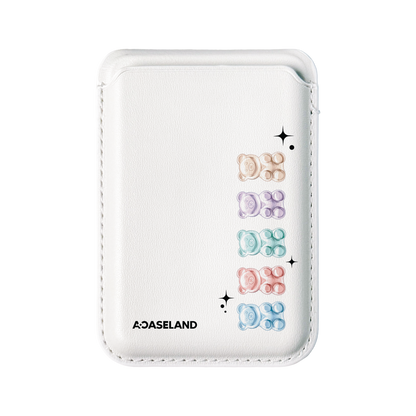 Frosty Jelly Gummy Bear 層層疊 MagSafe 支架卡包｜客製化文字