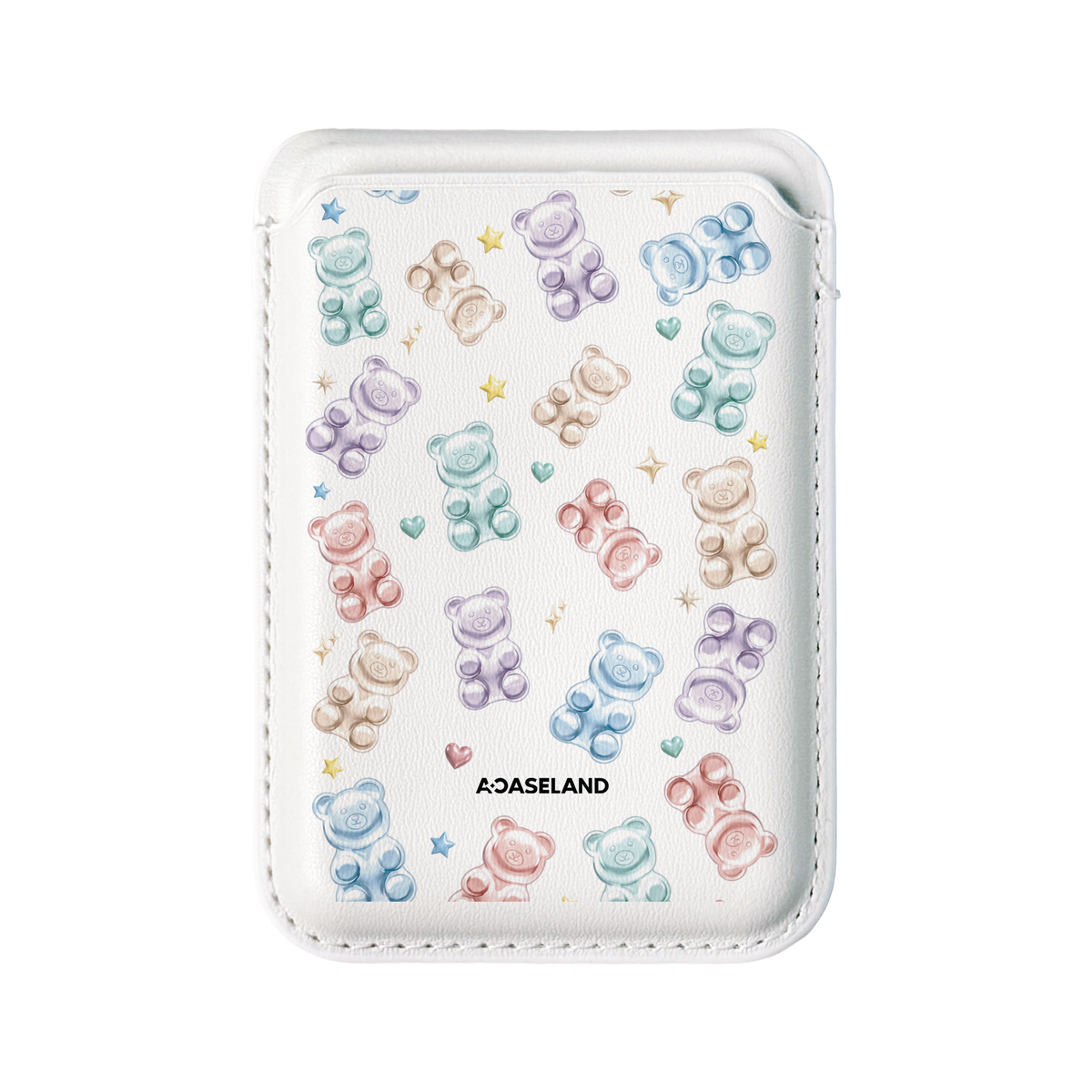 Frosty Jelly Gummy Bear MagSafe 支架卡包｜客製化文字