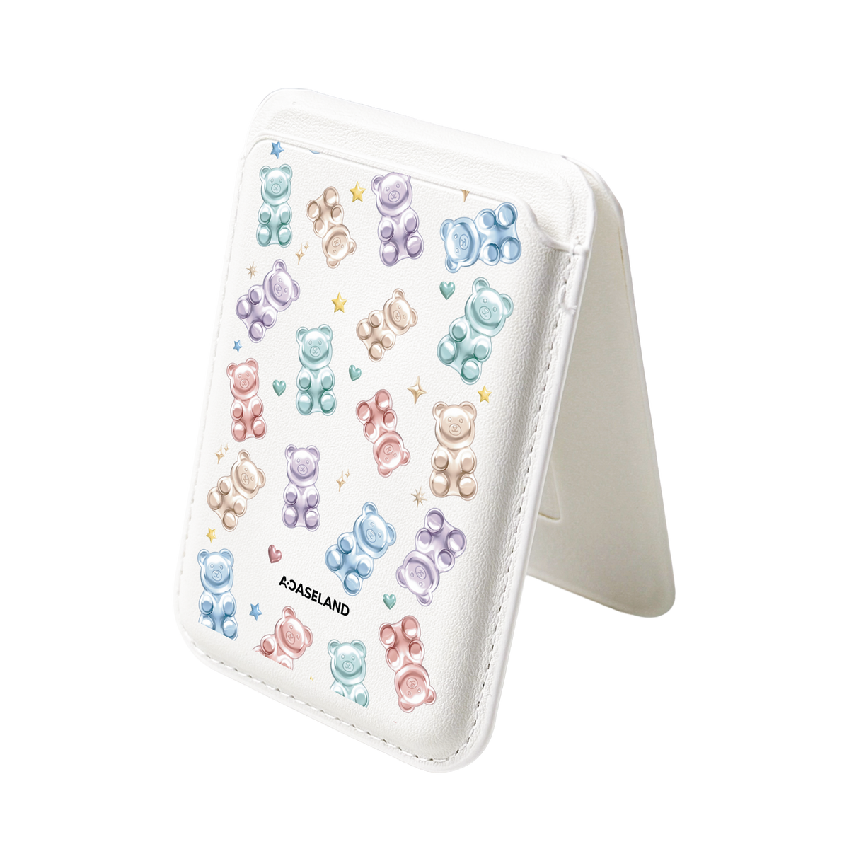 Frosty Jelly Gummy Bear MagSafe 支架卡包｜客製化文字
