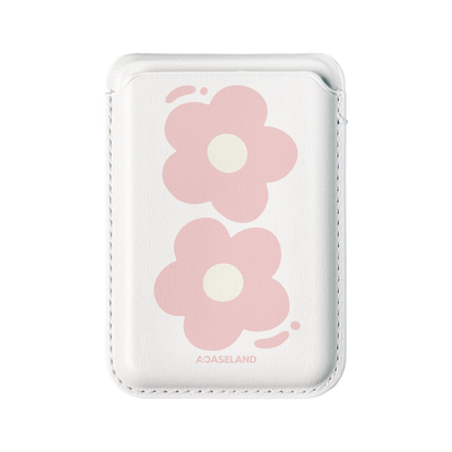 Hello! Flowers MagSafe 支架卡包｜客製化文字