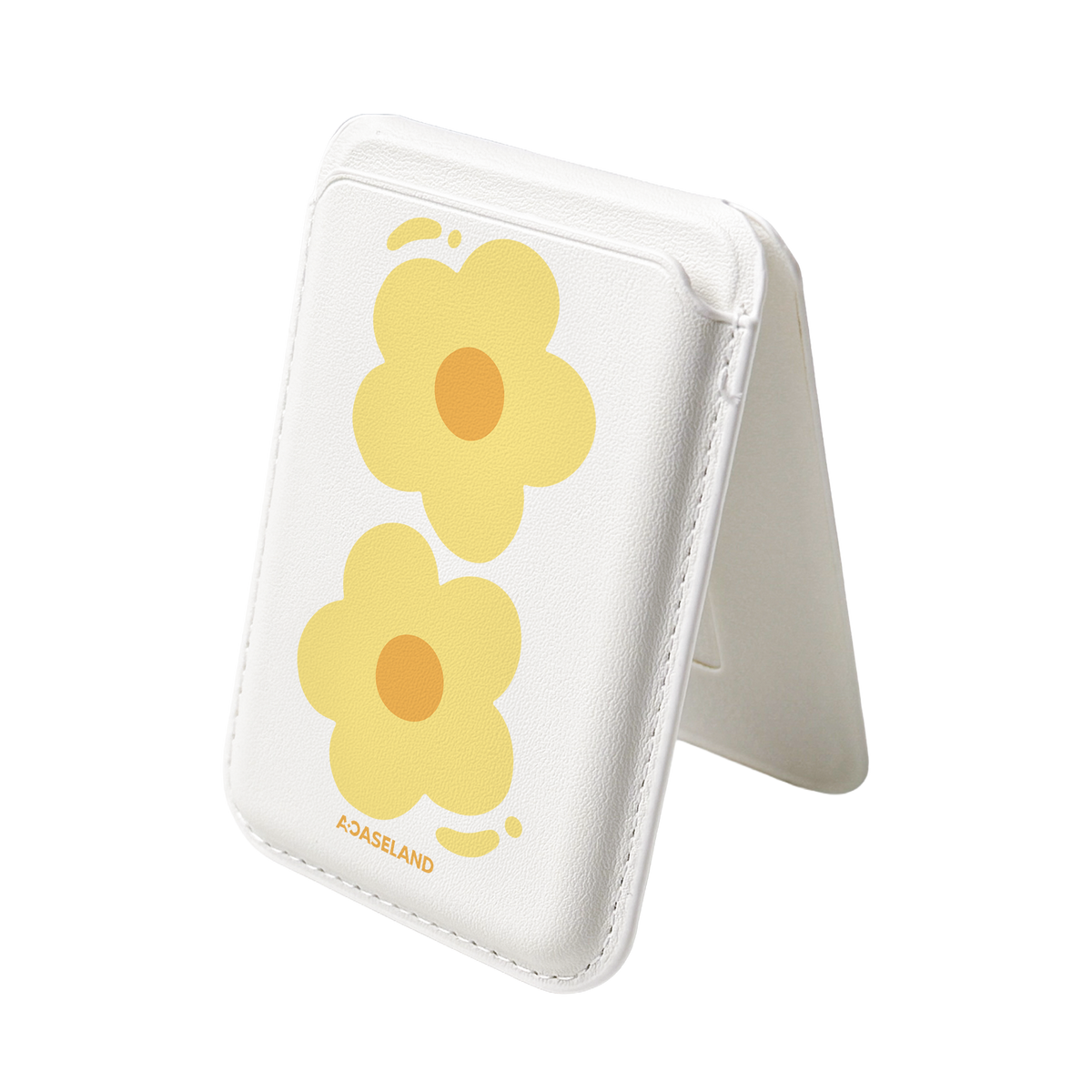 Hello! Flowers MagSafe 支架卡包｜客製化文字