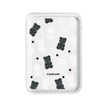 Mono Gummy Bear MagSafe 支架卡包｜客製化文字