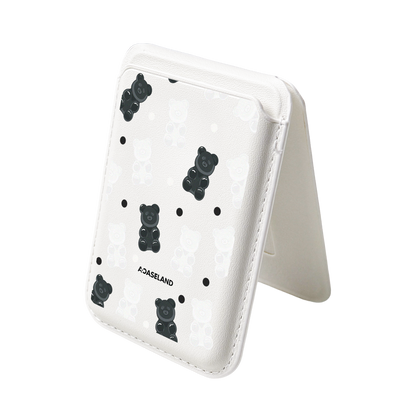 Mono Gummy Bear MagSafe 支架卡包｜客製化文字