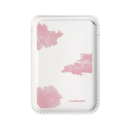 Clouds MagSafe 支架卡包｜客製化文字