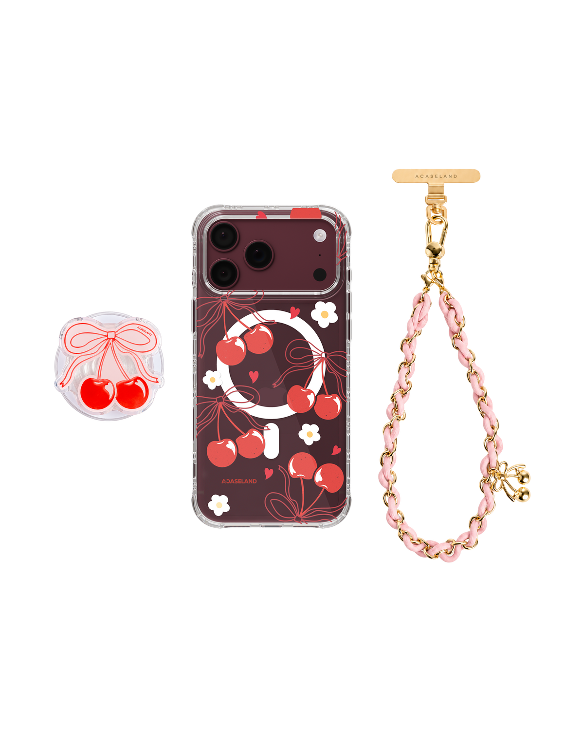 Cherry & Red Ribbon 支架隨行套裝