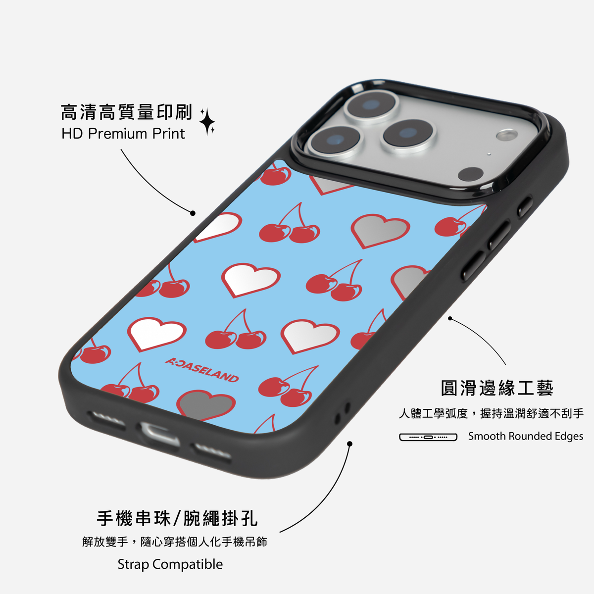 Hello Flower Blue Phone Case